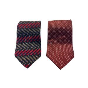 Vicky Davis & Wemlon Designer Silk Ties Set Elegant Pattern Business Formal Z-21